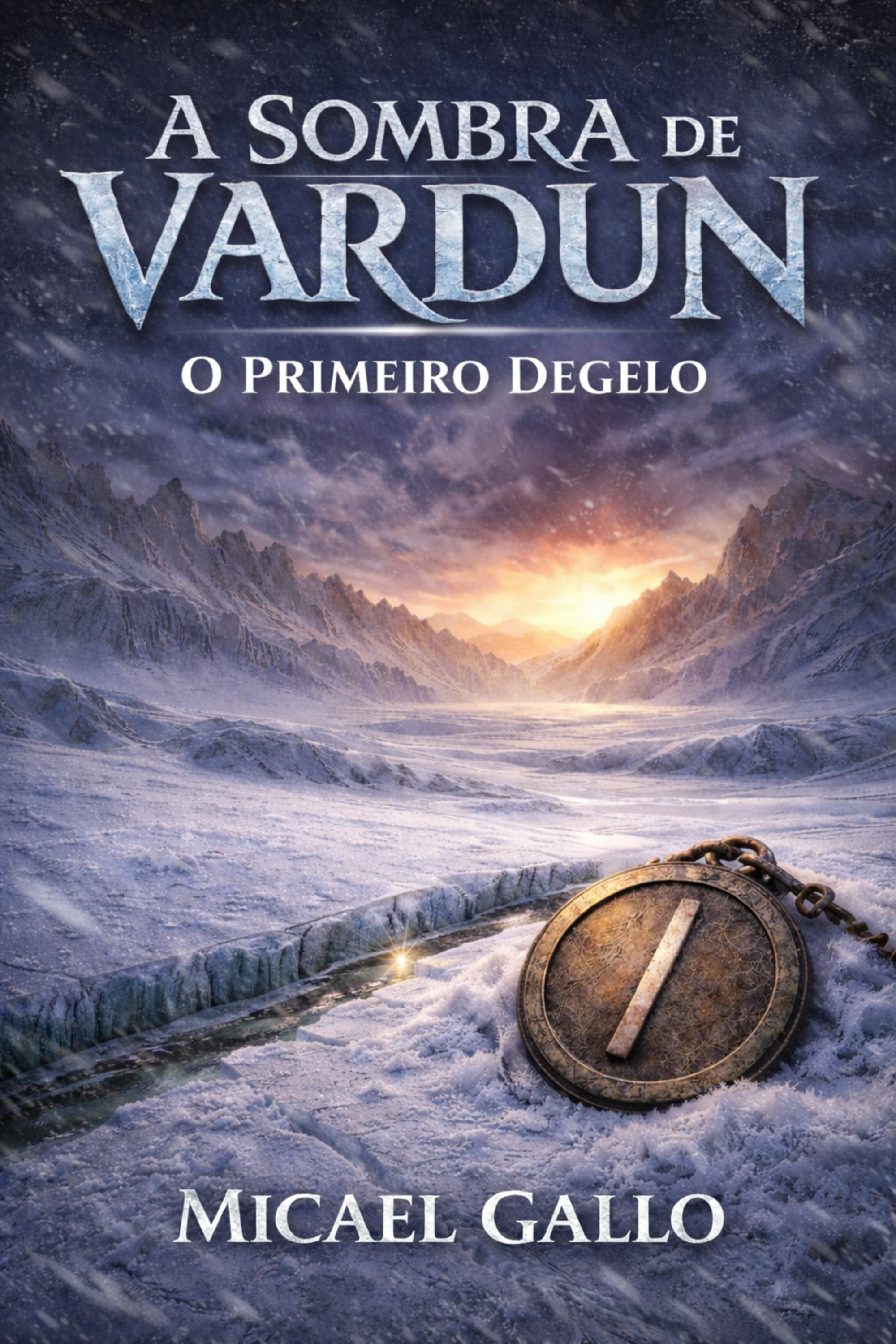 Capa do livro A Sombra de Vardun: O Primeiro Degelo